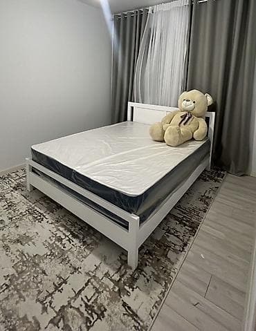 Двуспальная кровать, Каркас без матраса, длина - 200 см