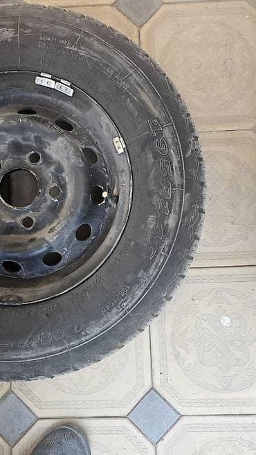 w210 55: Колеса в сборе 195 / 70 / R 15, Лето, Б/у, Пара, Грузовики/Автобусы, Железные, отверстий - 5 — 2