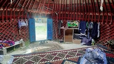 Спорт жана хобби: Боз үйлөр сатылат, Каркасы Жыгач, 100 баш, Диаметри: 5.5 метр — 2