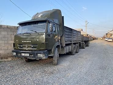 камаз бортовой с прицепом: Тягач, Камаз, 1989 г., Бортовой — 1