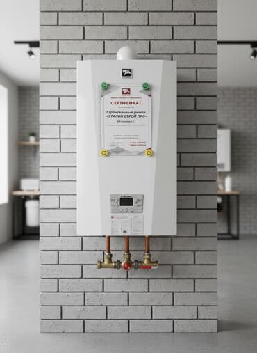 напольные газовые котлы: Настенный газовый котел Lemax Prime 55 квт в белом корпусе. Оборудован — 1