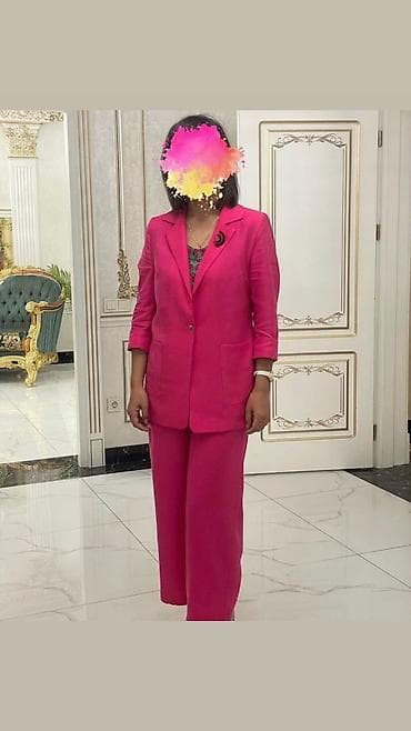 second hand: Продается брючный костюм из льна легкий удобный модель удобный — 1