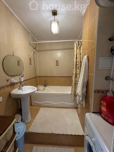 суточный квартира бишкек молодая гвардия: 3 комнаты, 80 м², 106 серия, 6 этаж, Евроремонт — 6