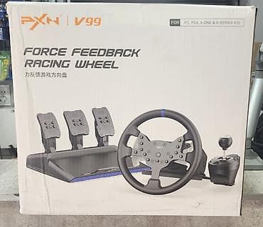 Nintendo Switch: PXN V99 — это игровой руль с силовой обратной связью (Force Feedback) — 1