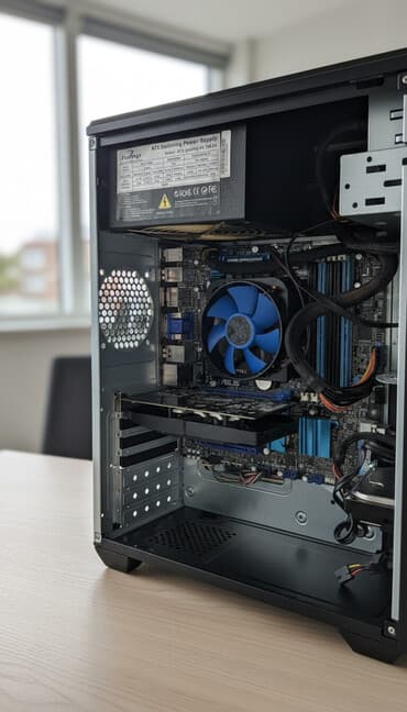 i7 2600: Компьютер, ядер - 4, ОЗУ 8 ГБ, Для несложных задач, Б/у, Intel Core i5, HDD — 1