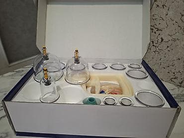 вакумный массаж: Вакуумный набор для баночного массажа Kangzhu (Kangzhu Cupping Kit) — 4