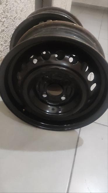 кобаль: Железные Диски R 14 Chevrolet, Пара, отверстий - 4, Б/у — 1