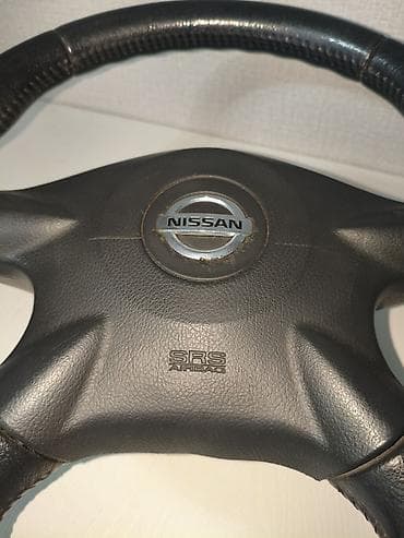 terrano 2: Руль Nissan Primera P12 с air bag в сборе. Срочно торг. Руль — 2
