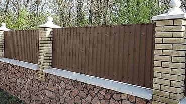 Профлисты для заборов: Профлист для забора, Полимерный, Длина: Другая длина, Толщина: Другая толщина — 2