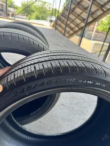 Транспорт: Шины 245 / 40 / R 19, Всесезонная, Б/у, Комплект, Легковые, Pirelli — 2
