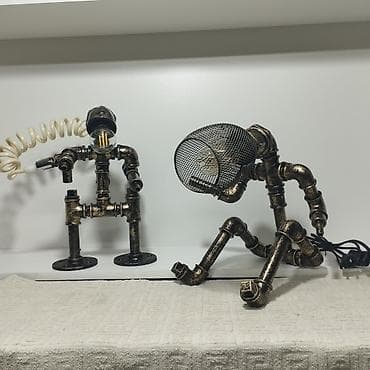 Ремонт и строительство: Настольные светильники в стиле стимпанк/лофт из водопроводных — 7