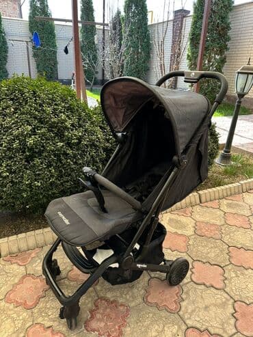 коляска prego: Коляска, цвет - Черный, Б/у — 5