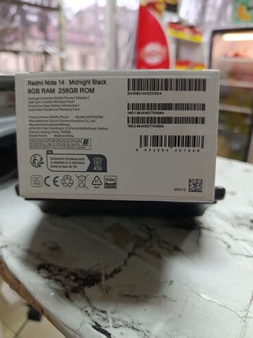 Redmi, Redmi Note 14, Б/у, 256 ГБ, цвет - Черный, 2 SIM at lalafo.kg Redmi, Redmi Note 14, Б/у, 256 ГБ, цвет - Черный, 2 SIM