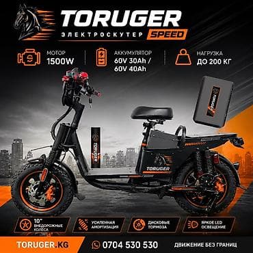 150: Электроскутеры TORUGER — мощные и проходимые модели для города и — 1