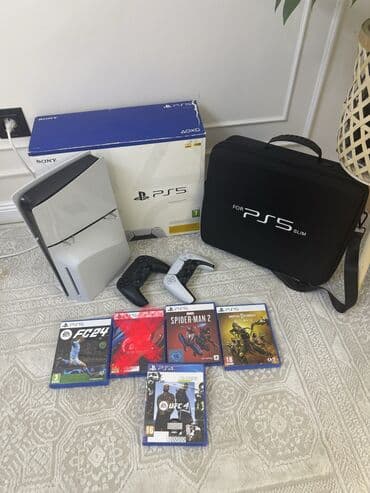 xbox one controller: PS5 Slim 1TB как новый! два оригинал джойстика игры на дисках и внутри — 1