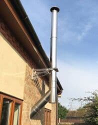 отопительные газовые котлы: Монтаж дымоходов на крыше и через дом Услуги по дымоходам для частных — 2