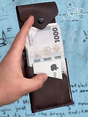 кошелек мужской бишкек: Кошелек, Натуральная кожа, Унисекс, Новый — 5