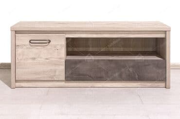 настройка телевизор: Артикул 00024136 Джаз Тумба RTV 1D1SN, Каштан найбори/Оникс, Анрекс — 1