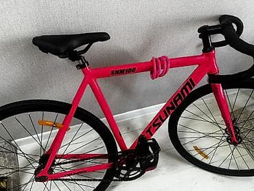gray fixed gear: Подростковый велосипед, Диаметр колес 27 дюймов, Б/у — 2