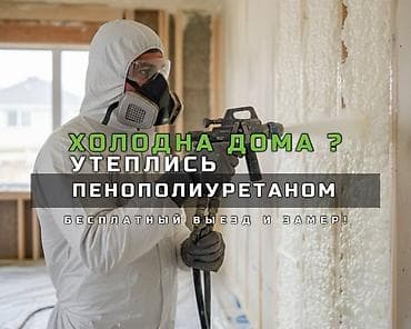 Утепление домов напыляемым пенополиуретаном (ППУ) - Профессиональное
