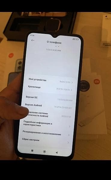 redmi 2: Redmi, Redmi 10 5G, Б/у, 128 ГБ, цвет - Черный, 2 SIM — 3