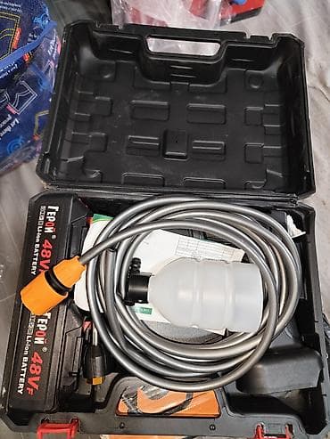 распылитель воды под давлением: Аккумуляторная мини-мойка высокого давления в кейсе. Компактный — 1