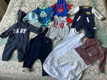 second hend: Вещи на 4-6 месяцев примерно в хорошем состоянии ( слип комбинезон — 2