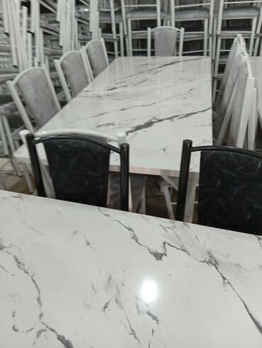 стол в гостиной со стульями: Кухонный стол и стул, Новый, Платная доставка — 2