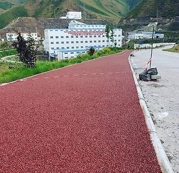 Покрытие для беговых и пешеходных дорожек из резиновой крошки — 1