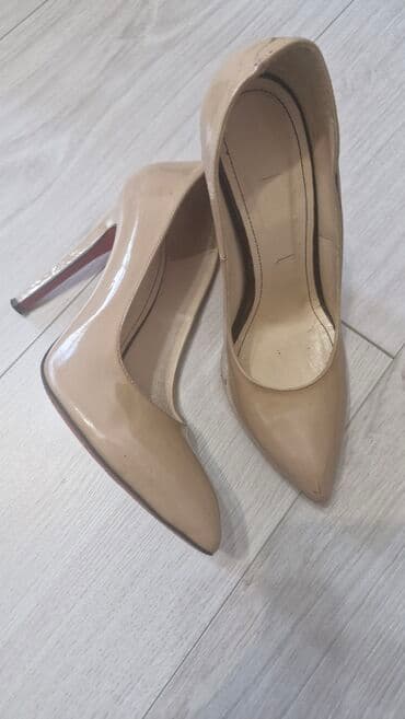 фирменная обувь из италии: 1-кожанные челси 35р, ZARA в очень хорошем состоянии 500сом — 6