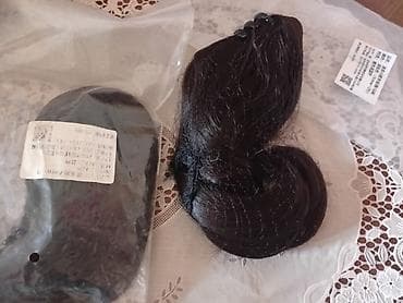 Жеке буюмдар: Накладной хвост с заколкой.цвет шоколадный.цена 200 сом за 1 штуку .в — 2