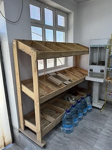 старт стор: Полка для магазина, Дерево — 3