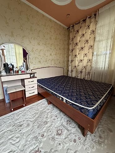 Дом и сад: Спальный гарнитур, Двуспальная кровать, ДСП, цвет - Коричневый — 3