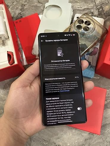 OnePlus 12R, Б/у, 256 ГБ, цвет - Черный, 2 SIM — 8