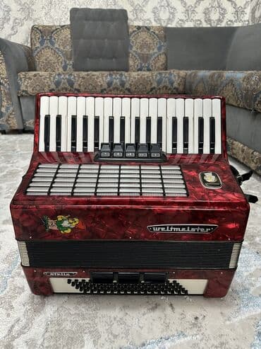 подставка под синтезатор бу: Продаю Германский Аккордеон Вельтмейстер stella очень хороший — 1