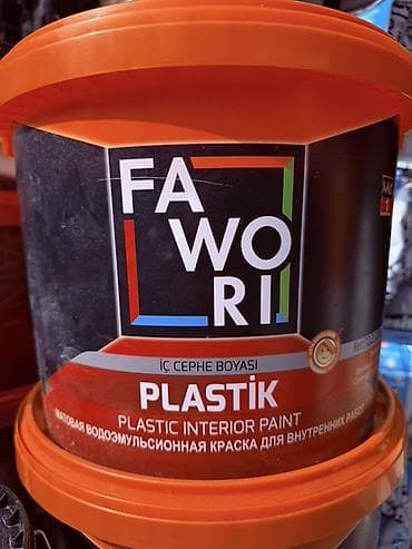 водоэмульсионные: Матовая водоэмульсионная краска для внутренних работ FAWORI PLASTIK — 1