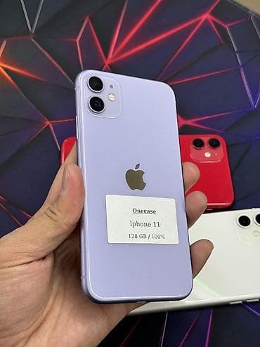 IPhone 11, Б/у, 128 ГБ, Белый, Зарядное устройство, Защитное стекло, Чехол, В рассрочку, 100 % — 4