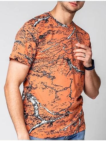 мерцающий арбуз футболка: Футболка с принтом «ветви» — базовая модель на каждый день. - Состав — 2