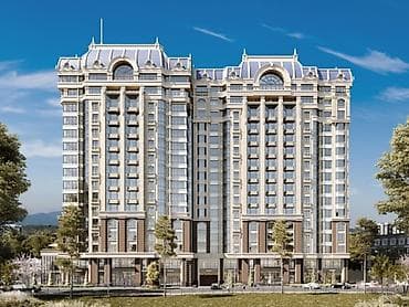 brk group: 3 комнаты, 137 м², Ак-Кеме Элитка, 8 этаж, ПСО (под самоотделку) — 4