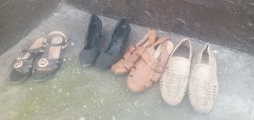 летние обувь: Босоножки, 39, & Other Stories, Б/у, цвет - Черный, Самовывоз — 1