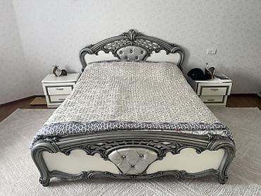 casa bella: Спальный гарнитур, Б/у, Двуспальная кровать, Самовывоз — 1