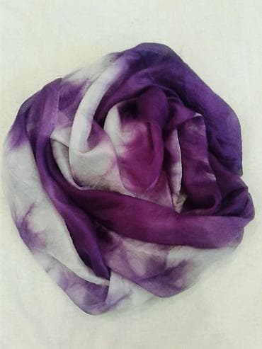 Платья: Шарф из натурального шелка. Для ценителей ручной работы. Цвета разные — 1