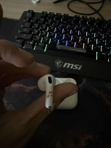 apple pencil 1: Беспроводные наушники-вкладыши, Apple, AirPods 4, Б/у — 7