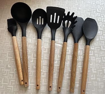 комплект ложек: ПОВАРЕШКИ В КОМПЛЕКТЕ 7 ШТ МАТЕРИАЛ: СИЛИКОН, ВЫСОКОГО КАЧЕСТВА — 7