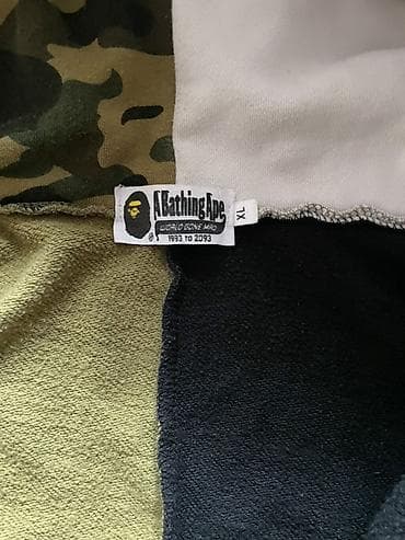 Мужская одежда: Худи на молнии BAPE (A Bathing Ape) Shark Full Zip, сплит-дизайн — 5