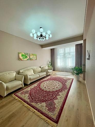 Батирлер: 2 бөлмө, 64 м², Асанбай мкр Элитка, 7 кабат, Жаңы ремонт — 9
