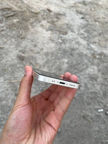 айфон 12 мини бу цена в бишкеке: IPhone 12 mini, Б/у, 128 ГБ, Белый, Защитное стекло, Чехол, 84 % — 4