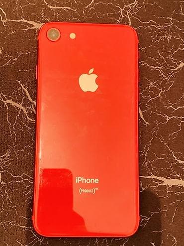 вйфон 8: IPhone 8, Б/у, 64 ГБ, Красный, Чехол, 100 % — 2