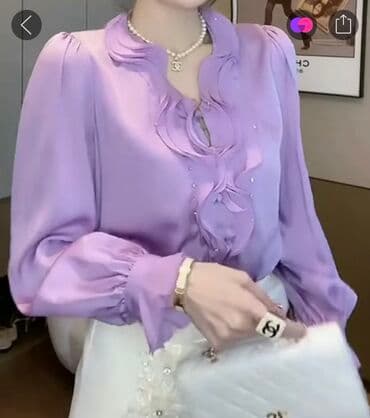 штапель узбекский фасоны платьев для дома: Продаю новую блузку за 1000 сомов — 2