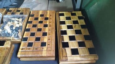нардо: Шахматы НАРДЫ размеры 50/60/70 см Все в комплекте, Ручная работа — 9